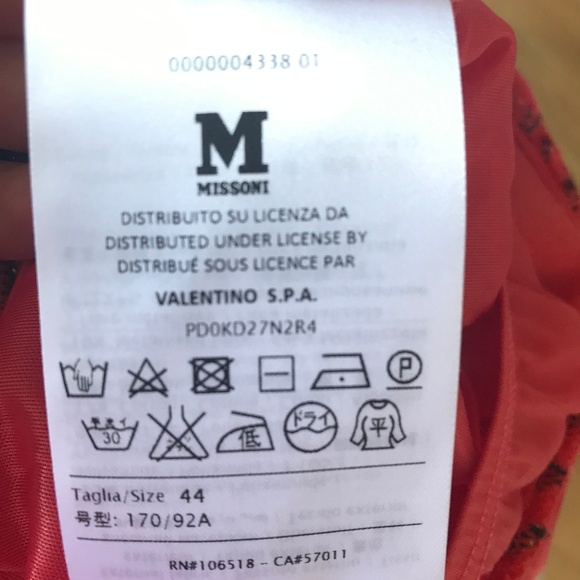 MISSONI Jumpsuit multi-color sx 44 (M) - Picture 7 of 8